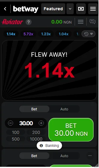 aviator betway login